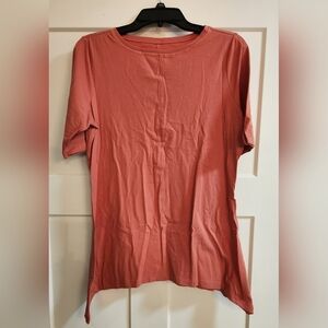 Denim and Co.  Bateau neck elbow-sleeve trapeze size Small nwot